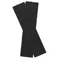 thumbnail image 3 of Wrapables 80's Style Neon Fluorescent Ribbed Leg Warmers, Black, 3 of 5