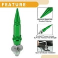 thumbnail image 3 of Tornillos de matrícula universales para motocicleta M6 de Unique Bargains, 82 mm, kit de tornos de matrícula antirrobo de aleación de aluminio verde, 4 piezas, 3 of 6