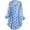 #1 Sky Blue, variant on Krdevn Women's Long Cotton Nightgown, Button‑Down Lapel Long Sleeve Plus Size Sleep Dress for Fall Winter Loungewear,Sky Blue