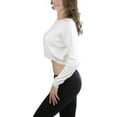 thumbnail image 2 of ToBeInStyle Women's Long Sleeve Cropped Sweater, 2 of 27