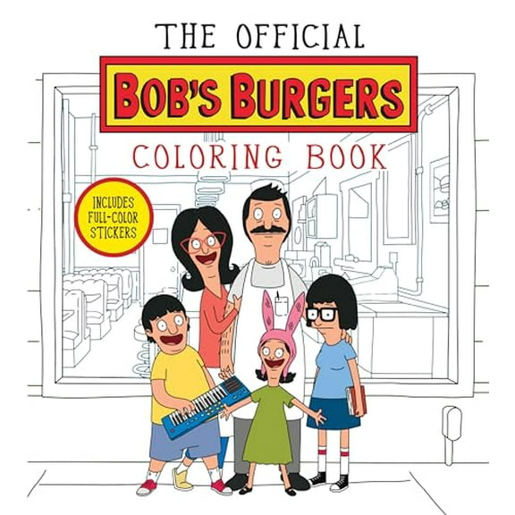 Pre-Owned The Official Bob's Burgers Coloring Book, 9781368101011, 1368101011, Paperback,