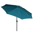 thumbnail image 6 of Mainstays 9' Teal Crank Lift and 3 Position Tilt Patio Umbrella, 6 of 6