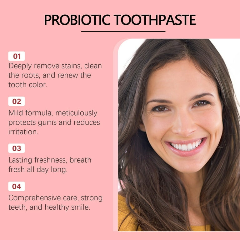 Hydroxyapatite Toothpaste Sp 10 Probiotic Teeth Whitening Paste - Improves Oral Health with Probiotic 120G/4.23 Oz（3Pc）