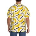 thumbnail image 3 of Kdxio Men's Hawaiian Shirt for Men Short Sleeve Shirt Banana Fruit Summer Casual Holiday Beach Button Down T-Shirts, 3 of 5
