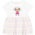 thumbnail image 3 of Inktastic My Grammy Loves Me Girls Baby Dress, 3 of 5
