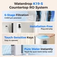 thumbnail image 3 of Waterdrop K19-S Countertop Reverse Osmosis System, 4 Stage Reverse Osmosis Water Filter Countertop, Reduce PFAS, No Installation Required,  3:1 Pure to Drain,BPA Free, 3 of 8