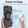 thumbnail image 3 of Phone Case Frosting Magnetic for iPhone 15 14 13 11 12 Pro Max Mini Plus XS Max XR X Wireless Charge Protect Cover, 3 of 6