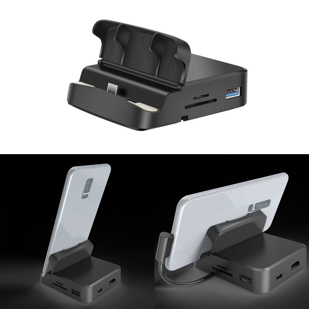 AOOOWER USB C Expansion Dock Memory Card Reader USB C Hub With Multiple USB Port
