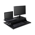 thumbnail image 4 of Stand Up Desk Store Power Pro Electric Adjustable Height Two Tier Standing Desk Converter (Black, 32" Wide), 4 of 10