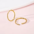 thumbnail image 5 of F136 Titanium Slim Hoop Earrings, Cubic Zirconia Huggie Earrings for Women,Small Hoop Earrings for Women, Hypoallergenic Earrings,Great Gift for Women, 5 of 11