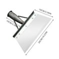 Steel Flat Shovel Yard Cleaning Shovel Snow Mud Shovel Ice Shovel Wall