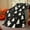 A, variant on Halloween Flannel Blanket 100x75cm Multicolor Soft Cozy Air Conditioning Throw Nap Blanket Warm Lightweight Fuzzy Polyester Cover for Halloween Parties Home Decor