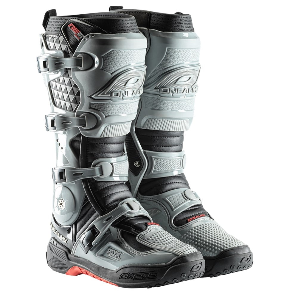 Oneal 2022 RDX Motocross Boots - Grey - 11, Gray