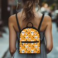 thumbnail image 4 of HELLHERO Halloween Mini Backpack with Cat Pattern, Zipper Closure Polyester Daypack for Daily Hangouts, Adjustable Strap Travel Backpack for Women, 4 of 8