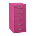 thumbnail image 1 of Bisley 8 Tiroirs Armoire de Rangement Multi Tiroirs sous le Bureau, Fuchsia (MD8-FU), 1 of 1