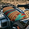 thumbnail image 3 of Uorisanigo ATV Seat Cover Waterproof Non-Slip Four Wheeler Ethnic Aztec Print Seat Cover Universal Elastic ATV Back Seats Powersports Cushion Covers Breathable Padded Protectors, 3 of 7