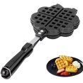 thumbnail image 1 of Waffle Baking Pan Baking Mould DIY Waffle Maker Waffle Cake Mould Baking Pan Waffle Mold Waffle Baking Pan Baking Pan Household Gas Cooker Cooking Acc, 1 of 5