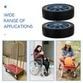 thumbnail image 6 of 2 Pcs Tire 7 Inch Wheelchair Front Wheel Accessories PVC Wheels Travel 13x13cm, 6 of 8