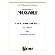 Kalmus Edition: Piano Concerto No. 10 in E-Flat Major for Two Pianos, K. 365 (Paperback)