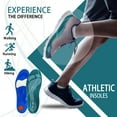 thumbnail image 3 of VALSOLE Plantar Fasciitis Arch Support Insoles for Women Men, Comfort Running Athletic Gel Orthotics Inserts, Metatarsalgia Insoles for Arch Pain, Heel Spurs, Flat Feet Foot, OverPronation, 3 of 6