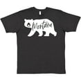 thumbnail image 3 of Inktastic Montana White Bear Silhouette T-Shirt, 3 of 5