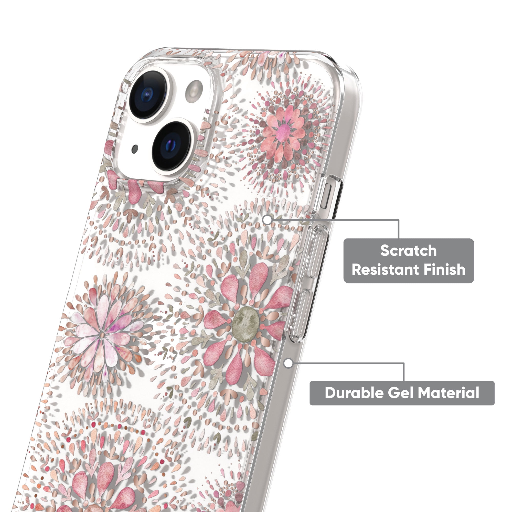 onn. Blush Mandala Phone Case for iPhone 14 / iPhone 13