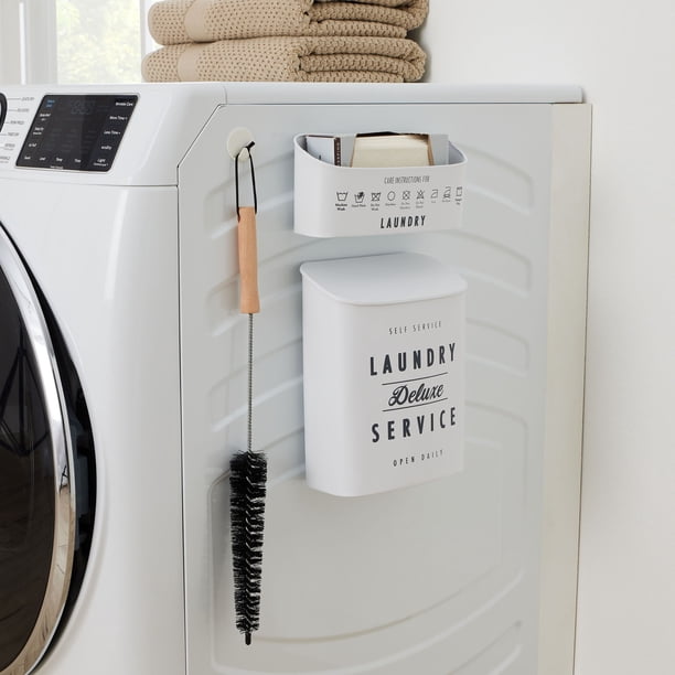 Better Homes & Gardens 3-Piece Magnetic Metal Laundry Lint Bin Set