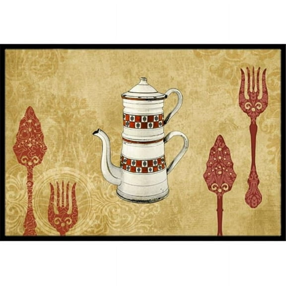 Teapot Welcome Indoor Or Outdoor Mat 18 x 27 In.