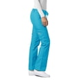 thumbnail image 3 of Adar Universal Women's Straight Leg Scrub Pants, Drawstring, Durable Poplin, Black, 3 of 7