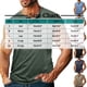 thumbnail image 3 of pstuiky Camiseta sin mangas para hombre, Camiseta sin mangas con cuello redondo, sin mangas, con bolsillos y botones, versátil, de color liso, a la moda para hombre Camisas para hombres xxl, 3 of 6