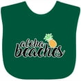 thumbnail image 3 of Inktastic Hawaiian Pineapple Aloha Beaches Boys or Girls Baby Bib, 3 of 4
