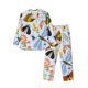 thumbnail image 1 of Balery Insects and Flowers Pijama para Hombre de Dos Piezas con Manga Larga, Conjunto de Dormir y Descanso Suave con Bolsillos-Medium, 1 of 7