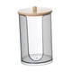 thumbnail image 5 of Dispensador de vasos para baño, caja de almacenamiento, organizador de almacenamiento para baño, almacenamiento para el hogar Negro Con Tapa De Madera, 5 of 9