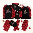 thumbnail image 2 of Jenny Family Christmas Pajamas, T-Rex Dinosaur Monster Print, Matching Set, Plus Size up to 6XL, 2 of 8