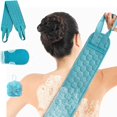 thumbnail image 1 of Juego de exfoliante para espalda, guante exfoliante y esponja de baño, depurador corporal de baño para hombres y mujeres, 1 of 5