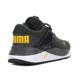 thumbnail image 3 of PU & MA Men’s Pacer Future Myrtle/Black/Orange Sneakers 38036731, 3 of 4