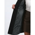 thumbnail image 5 of Abrigos Elegantes de Invierno Chic para Mujer, Chaqueta Casual con Botones, Abrigo Pea S Negro, 5 of 5