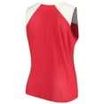 thumbnail image 3 of Women's Majestic Red/White Cincinnati Reds Plus Size Shutout Supreme Sleeveless Muscle Tank Top, 3 of 3