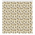 thumbnail image 3 of Ambesonne Giraffe Shower Curtain, Cheery Animals, 69"Wx84"L, Multicolor, 3 of 3