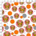 thumbnail image 2 of Orange Butterfly Pink Flowers Premium Gift Wrap Wrapping Paper Roll, 2 of 5