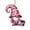 B, variant on Hearth & Gear Valentine Day Acrylic Pendant Holiday Party Porch Decoration Hanging Cordless Garland Outdoor Easter Decorations Lot Decorative Chain for Hanging Pictures Christmas Hanging Decorations