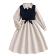 thumbnail image 4 of Vividxx Girls Dresses Fall Winter Corduroy Dress with Detachable Vest Fashion Long Sleeve Dresses for Toddler and Kids Stylish Daily Wear 10-11 Years, 4 of 4