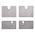 thumbnail image 2 of 4 unids / set chasis RC licencia de deslizamiento de protección de chasis de material acero inoxidable para 1/16 3818-1 modelo RC Hugo  Placa de protección, 2 of 8