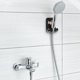 thumbnail image 5 of Soporte de pared de baño ajustable autoadhesivo para cabezal de ducha de mano, 5 of 11