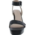 thumbnail image 3 of Naturalizer Women's 27 Edit Jaselle Heeled Sandal Black Leather 1 10M, 3 of 3