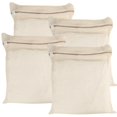 thumbnail image 1 of Juego de bolsas de lavandería de malla grande y duradera de algodón orgánico de 4 piezas, 1 of 6