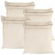thumbnail image 1 of Juego de bolsas de lavandería de malla grande y duradera de algodón orgánico de 4 piezas, 1 of 6