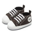 thumbnail image 2 of Eashery Baby Boy Girl Shoes Lightweight Non-Slip Sneakers First Walkers Non-Slip First Walkers Baby Shoes (Coffee,5.5), 2 of 4
