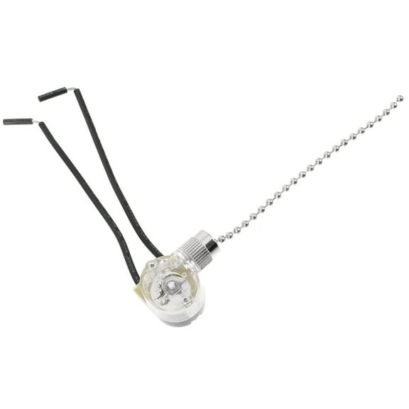 PTOOTP Black Pull Chain Extension for Light Fixtures, Easy Install Replacement Accessory for Ceiling Fans and Lamps