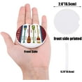 thumbnail image 2 of POGLIP Summer Lake Rule Boat Paddle White Set of 2 Car Coaster for Drinks, Absorbent Ceramic Stone Coasters Cup Mat with Cork Base for Home Kitchen Room Coffee Table Bar Decor, 2 of 5